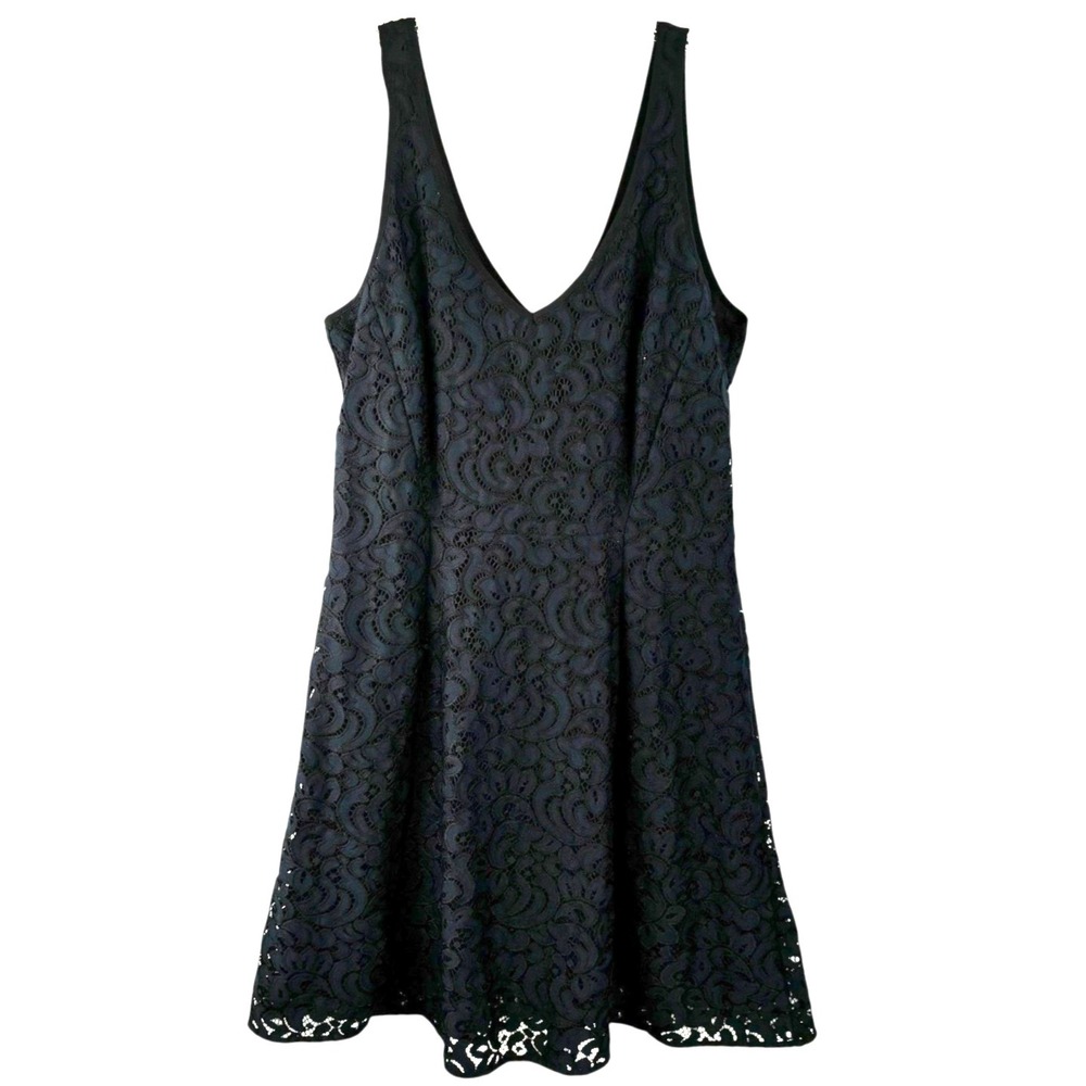 LOFT Black Lace LBD Cocktail Dress Sz 4 NEW $98 Feminine Elegant Chic Coquette